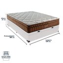 Ver imagem 6 de Cama Box Baú Branco e Colchão Anjos Star Pillow In Molas Ensacadas Casal Anjos