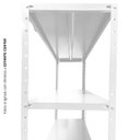 Ver imagem 7 de Bandeja Aço Branca 29x91 até 30kg