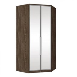 Guarda-Roupa Canto Modulado com Espelho 2 Portas Diamante Henn - 1 Guarda-Roupa Canto Modulado com Espelho 2 Portas Diamante Henn - 1