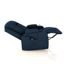 Ver imagem 5 de Poltrona do Papai Reclinável Giratória e Balanço Sala de Cinema Crihs com Massagem e Aquecimento PU 