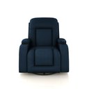 Ver imagem 2 de Poltrona do Papai Reclinável Giratória e Balanço Sala de Cinema Crihs com Massagem e Aquecimento PU 