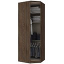 Ver imagem 3 de Guarda-Roupa Canto Modulado 1 Porta Diamante Henn