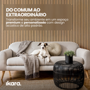 Ver imagem 2 de Kit 2 Painel Ripado Tauari de Madeira Natural Acústico Ikara - 270x32cm