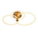 Ver imagem 5 de Plafon Circolo French Gold e Branco (c)86cm (l)49cm (a)20cm 1x54w 3000k 270 - Bb020