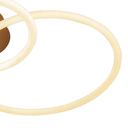 Ver imagem 1 de Plafon Circolo French Gold e Branco (c)86cm (l)49cm (a)20cm 1x54w 3000k 270 - Bb020