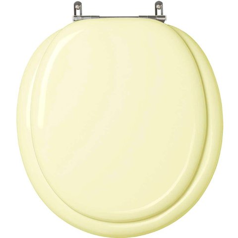 Assento Sanitario Almofadado Contemporary Marfim (bege Claro) para Vaso Hervy