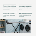 Ver imagem 5 de Tábua de Passar Slim Dobrável Itagold Aço Antiferrugem, 3 Alturas, Prancha Mdf Antichama