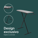 Ver imagem 4 de Tábua de Passar Slim Dobrável Itagold Aço Antiferrugem, 3 Alturas, Prancha Mdf Antichama