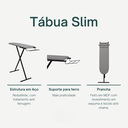 Ver imagem 3 de Tábua de Passar Slim Dobrável Itagold Aço Antiferrugem, 3 Alturas, Prancha Mdf Antichama