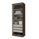 Ver imagem 3 de Guarda-Roupa Modulado 2 Portas 3 Gavetas 80cm Diamante Henn