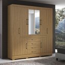 Ver imagem 2 de Guarda Roupa 8 Portas 4 Gavetas Nápole Aramóveis