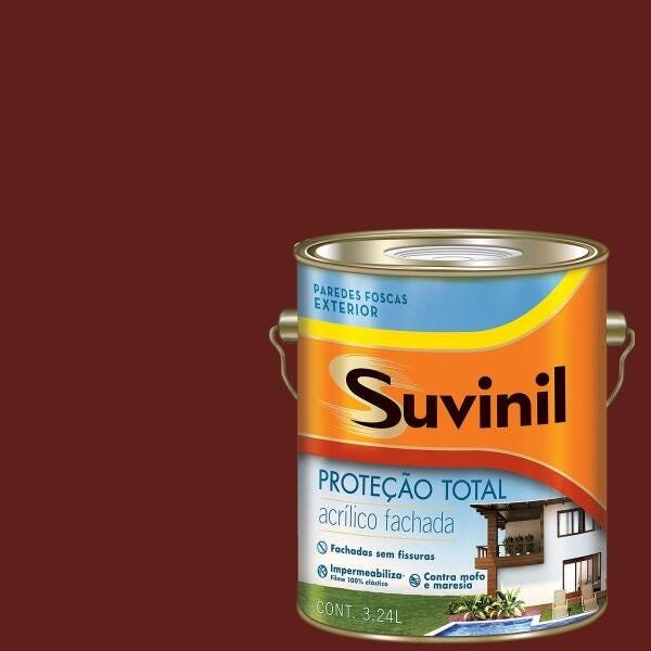 Tinta Esmalte Bril. Base Água Suvinil Fogo 3,2 L - Loja Online SA Tintas