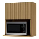 Ver imagem 5 de Cozinha 100% Mdf 4 Peças Rainha Nature/verde Nesher 190cm