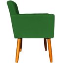 Ver imagem 5 de Kit 4 Poltrona para Sala Recepção Consultório Cadeira Nina Suede Cores Pés Palito