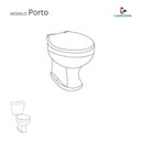 Ver imagem 3 de Assento Sanitário Almofadado Branco Porto para Vaso Luzarte Estrela
