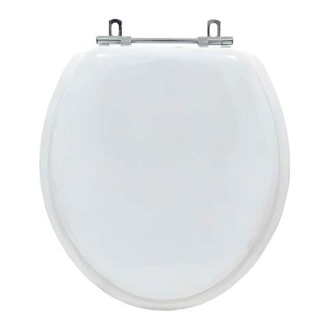 Assento Sanitário Almofadado Branco Porto para Vaso Luzarte Estrela