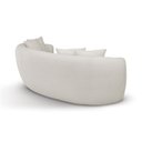 Ver imagem 7 de Sofá Orgânico 220cm Tecido Veludo com Almofadas Curvo Hug