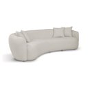 Ver imagem 4 de Sofá Orgânico 220cm Tecido Veludo com Almofadas Curvo Hug