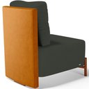 Ver imagem 5 de Kit 2 Poltronas Decorativa Sala Estar Living Hungria L02 Couríssimo Whisky Linho Verde Musgo - Lyam