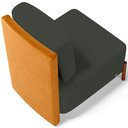 Ver imagem 2 de Kit 2 Poltronas Decorativa Sala Estar Living Hungria L02 Couríssimo Whisky Linho Verde Musgo - Lyam