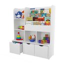 Ver imagem 3 de Expositor de Livros Infantil Teilor MDF 116cm Branco Woodcore