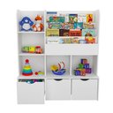 Ver imagem 6 de Expositor de Livros Infantil Teilor MDF 116cm Branco Woodcore
