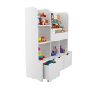 Ver imagem 2 de Expositor de Livros Infantil Teilor MDF 116cm Branco Woodcore