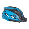 Capacete Bike Led com Luvas Ciclismo e Garrafa Caramanhola Térmica - Azul - G - 2