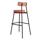 Ver imagem 4 de Banqueta Alta Stout Ae: 100 / Aa: 75cm C/04 Un. Bqst7510.4 Courino Marte Terra Rosê Cn.marte Terra