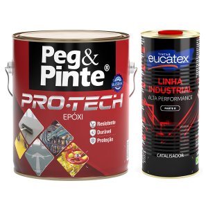 Tinta Epóxi Máquina Concreto Madeira Metal Pro-Tech Eucatex Amarelo