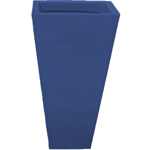 Vaso Planta 60x30 Trapézio Parede Polietileno - AZUL ESCURO 013