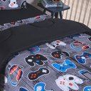 Ver imagem 3 de Edredom Solteiro Infantil Play Game Menino Dupla Face 1 Peça