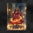 Ver imagem 3 de Placa Decorativa Pomba Gira Umbanda Religioso Enfeite de Parede