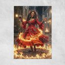 Ver imagem 2 de Placa Decorativa Pomba Gira Umbanda Religioso Enfeite de Parede