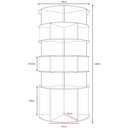 Ver imagem 6 de Sapateira Giratória com Divisória para Botas 1.45m Branca