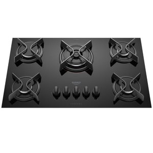 Cooktop 5 Bocas com Mesa de Vidro Tripla Chama Dako Supreme Bivolt