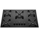 Ver imagem 1 de Cooktop 5 Bocas com Mesa de Vidro Tripla Chama Dako Supreme Bivolt