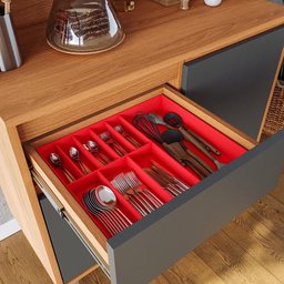 Armário de Cozinha Completa 4 Portas 1 Gaveta Easy Movelove - 7