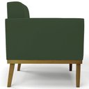 Ver mais imagens de Poltrona Decorativa Base Madeira Castanho Ana Veludo Verde - Ibiza