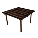 Ver imagem 5 de Cobertura Policarbonato Alveolar 3,00m x 3,00m - Bronze 4mm