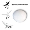 Ver imagem 2 de Globo Cupula Vidro para Ventilador de Teto Aliseu Terral