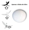 Ver imagem 2 de Globo Cupula Vidro para Ventilador de Teto Aliseu Terral