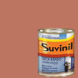 Tinta Esmalte Base Água Brilhante Suvinil Terra Roxa 900ml - 1