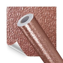 Papel de Parede Adesivo Cozinha Anti-oil Rose Gold Texturizado 500x60cm - 1