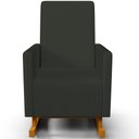 Ver imagem 3 de Poltrona de Amamentação com Balanço Ravena W01 Linho Verde Musgo - Lyam Decor