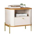 Ver imagem 3 de Mesa de Cabeceira Tucupí Slim Off Nature Dourado JB Bechara