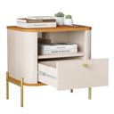 Ver imagem 4 de Mesa de Cabeceira Tucupí Slim Off Nature Dourado JB Bechara