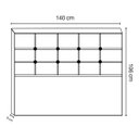 Ver imagem 3 de Cabeceira Casal Clean Simbal