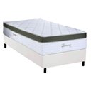 Ver imagem 1 de Cama Box Solteiro: Colchão Molas Masterpocket Ensacadas Paropas Diamante Extra White + Base Crc