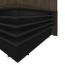 Balcão Tamburato Atendimento Recepção - Charuto/preto - 7